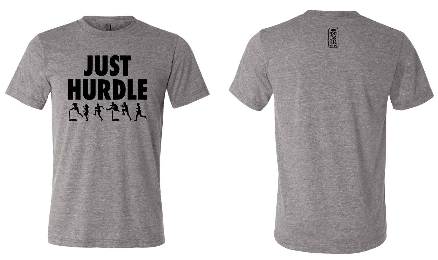 ST1 Sports Bella + Canvas Just Hurdle - Track Guy Foundation