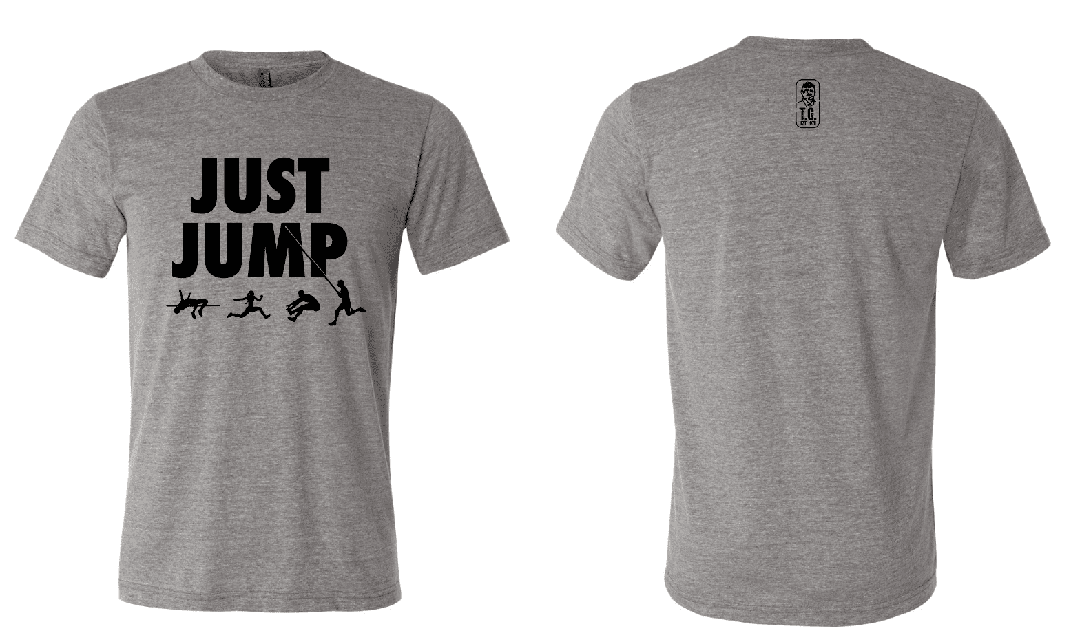 ST1 Sports Bella + Canvas Just Jump - Track Guy Foundation