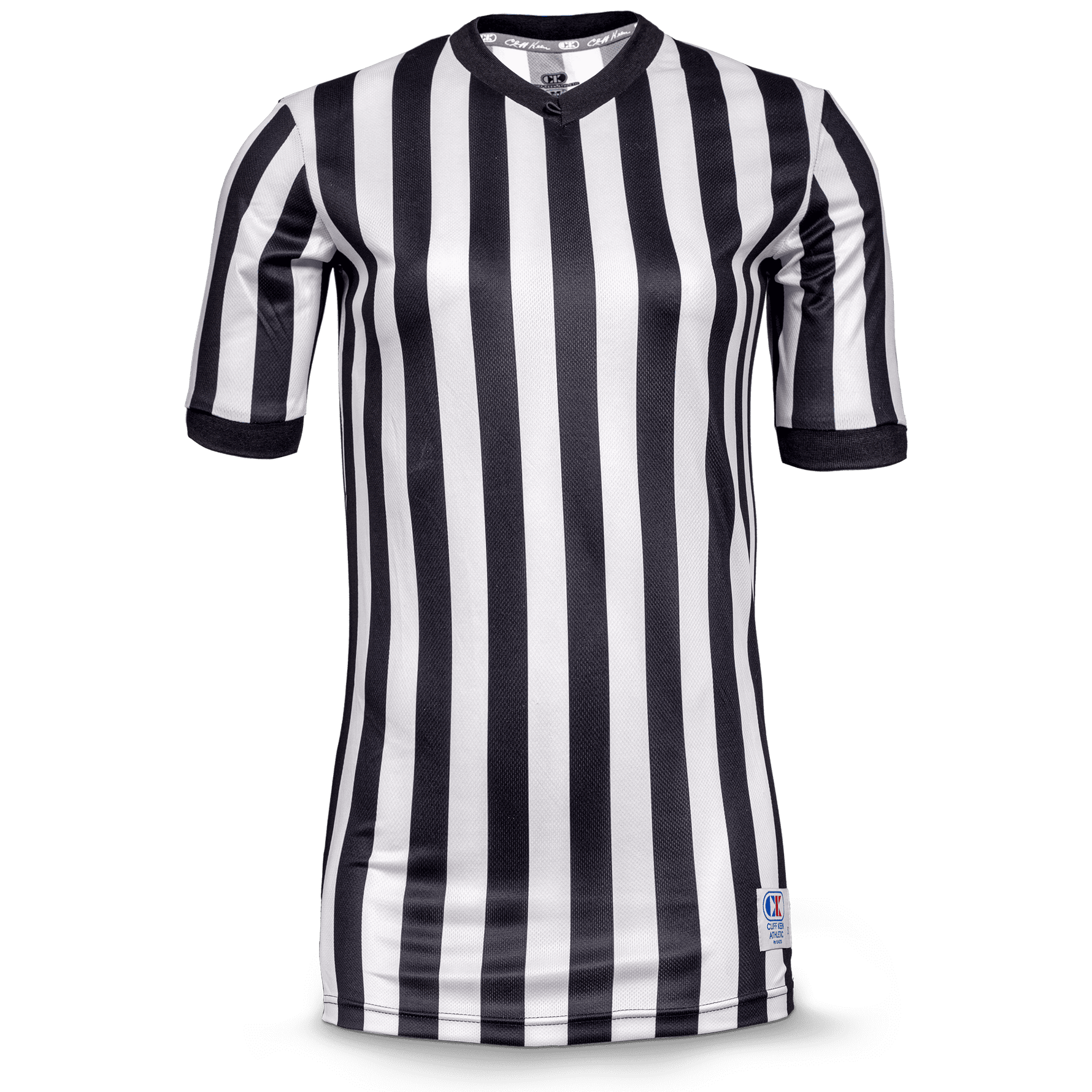 Cliff Keen Sublimated 100% Unique Women's Basketball Referee V-Neck Shirt