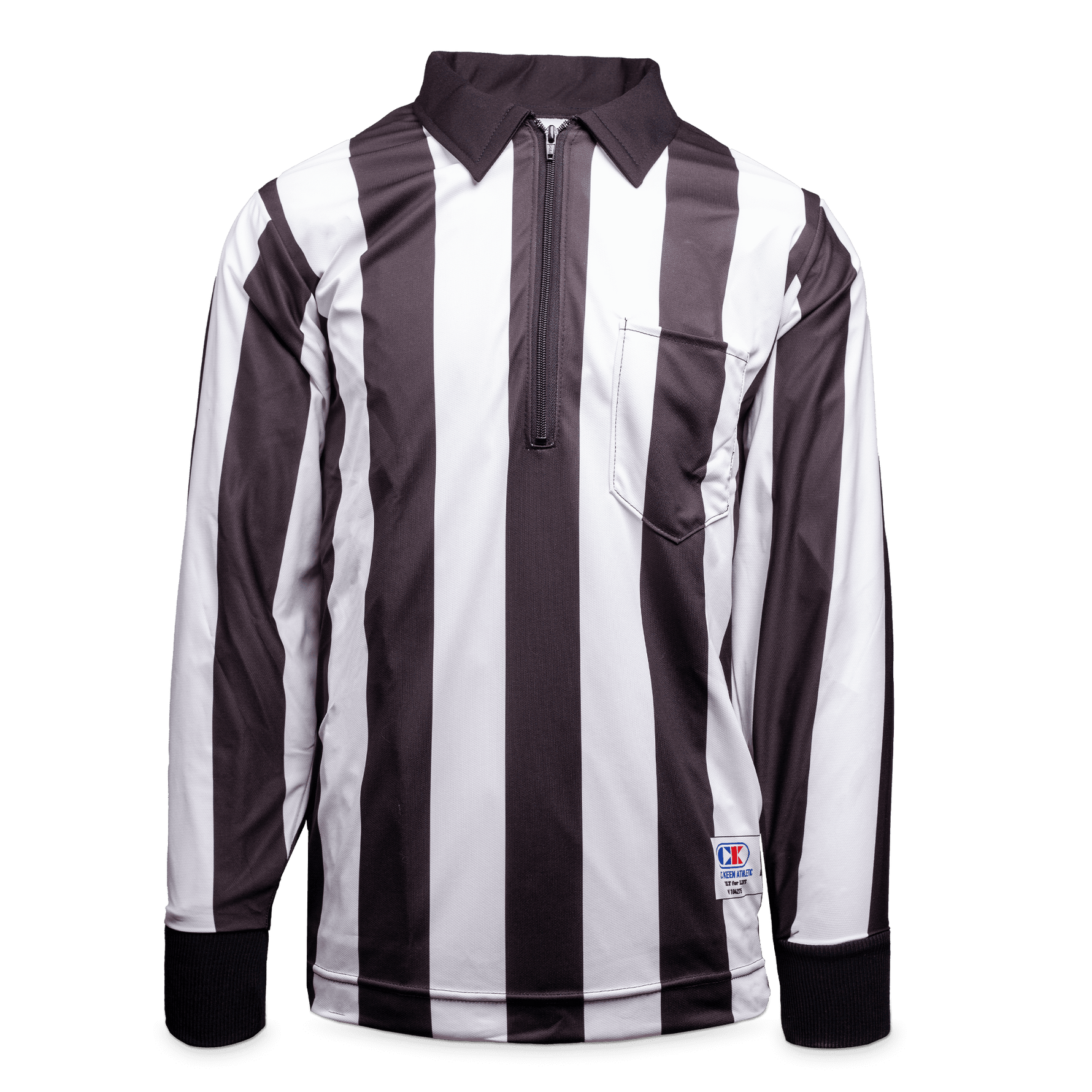 Cliff Keen WeatherSlayer 2.25-Inch Stripe Football Officials Shirt