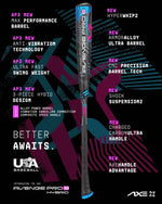 Axe Avenge Pro 3 Hybrid USA Baseball Bat