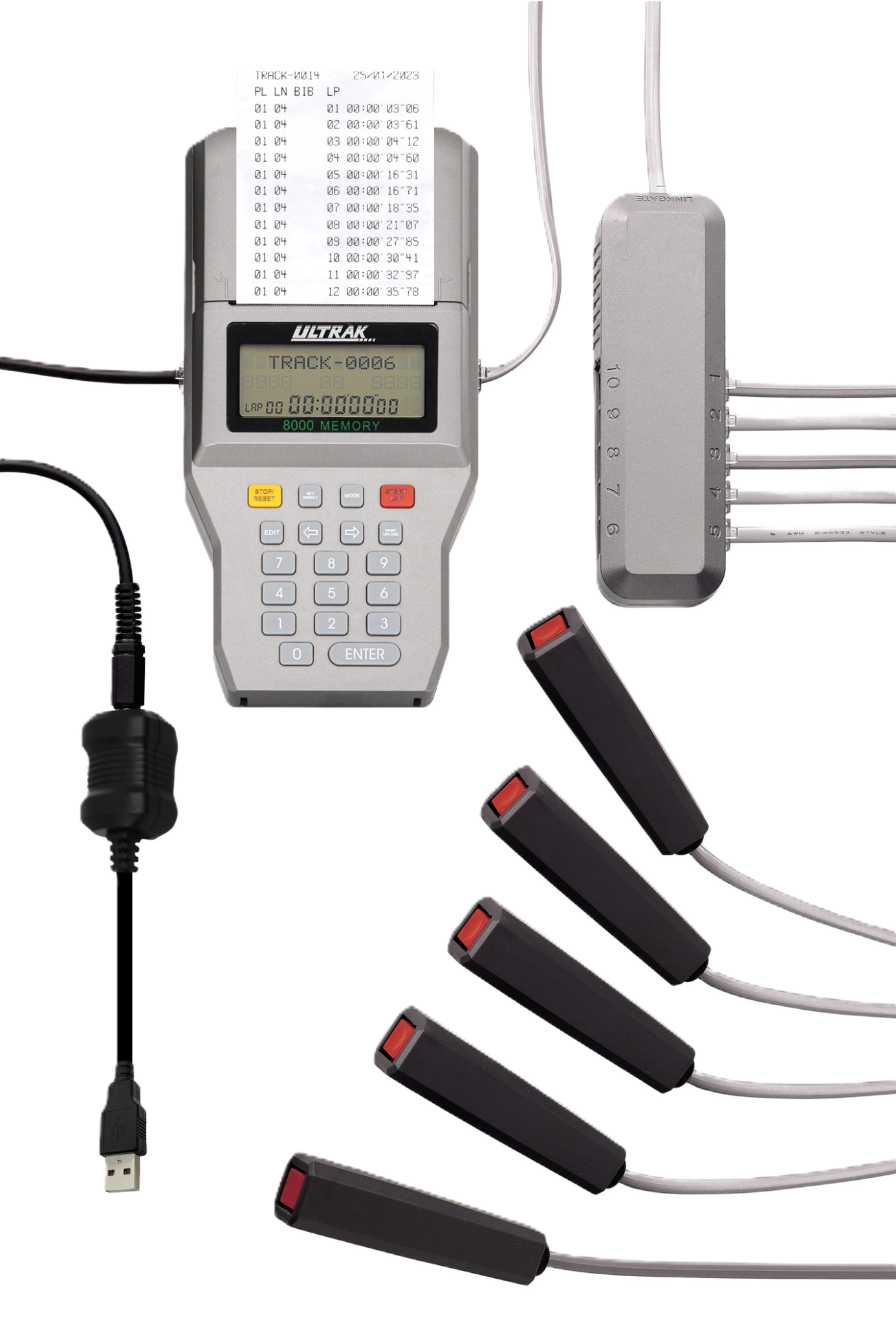 Ultrak L20-XC – Multi-Lane Timer Basic Set (1 Lane, Windows Interface)