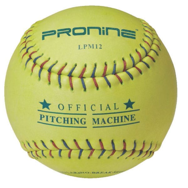 Pronine LPM12 Pitching Machine Softball 12" Leather