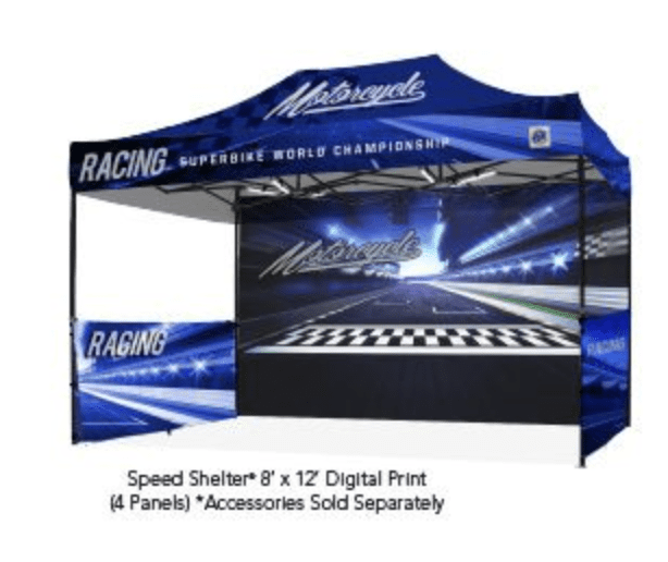 E-Z UP Speed Shelter - 8' x 12'