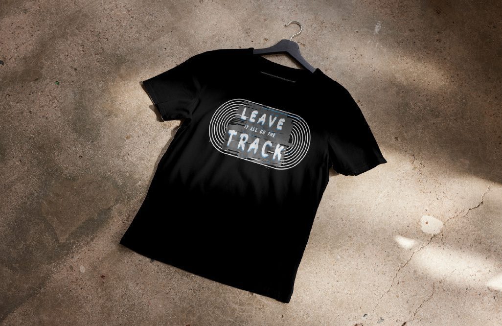 ST1 Sports Bella + Canvas Leave it All on the Track Tee