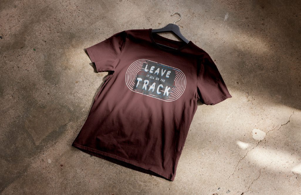 ST1 Sports Bella + Canvas Leave it All on the Track Tee