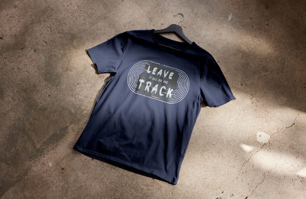 ST1 Sports Bella + Canvas Leave it All on the Track Tee