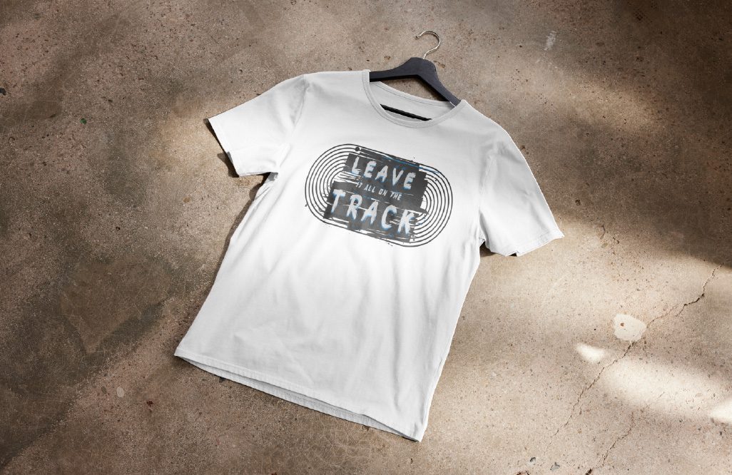 ST1 Sports Bella + Canvas Leave it All on the Track Tee