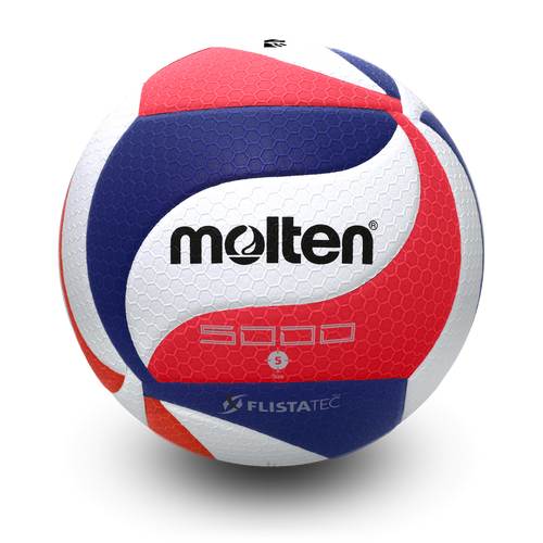 Molten R/W/B Leather Volleyball NFHS