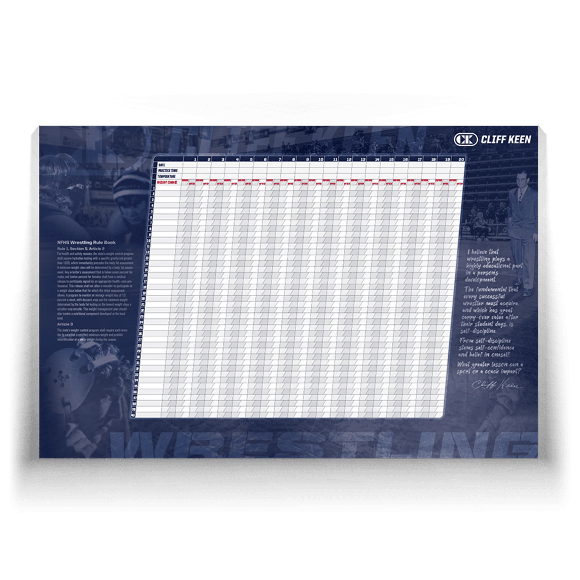 Cliff Keen Wrestling Weight Chart