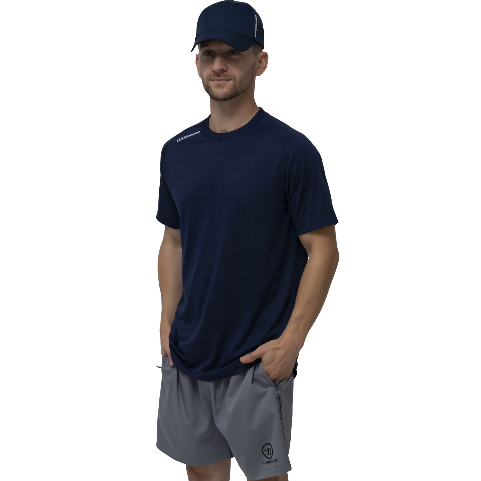 Warrior Team Cotton Tee Senior Navy