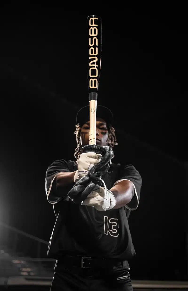 Warstic 2026 Bonesaber Hybrid Black Cobra Edition BBCOR Baseball Bat -3
