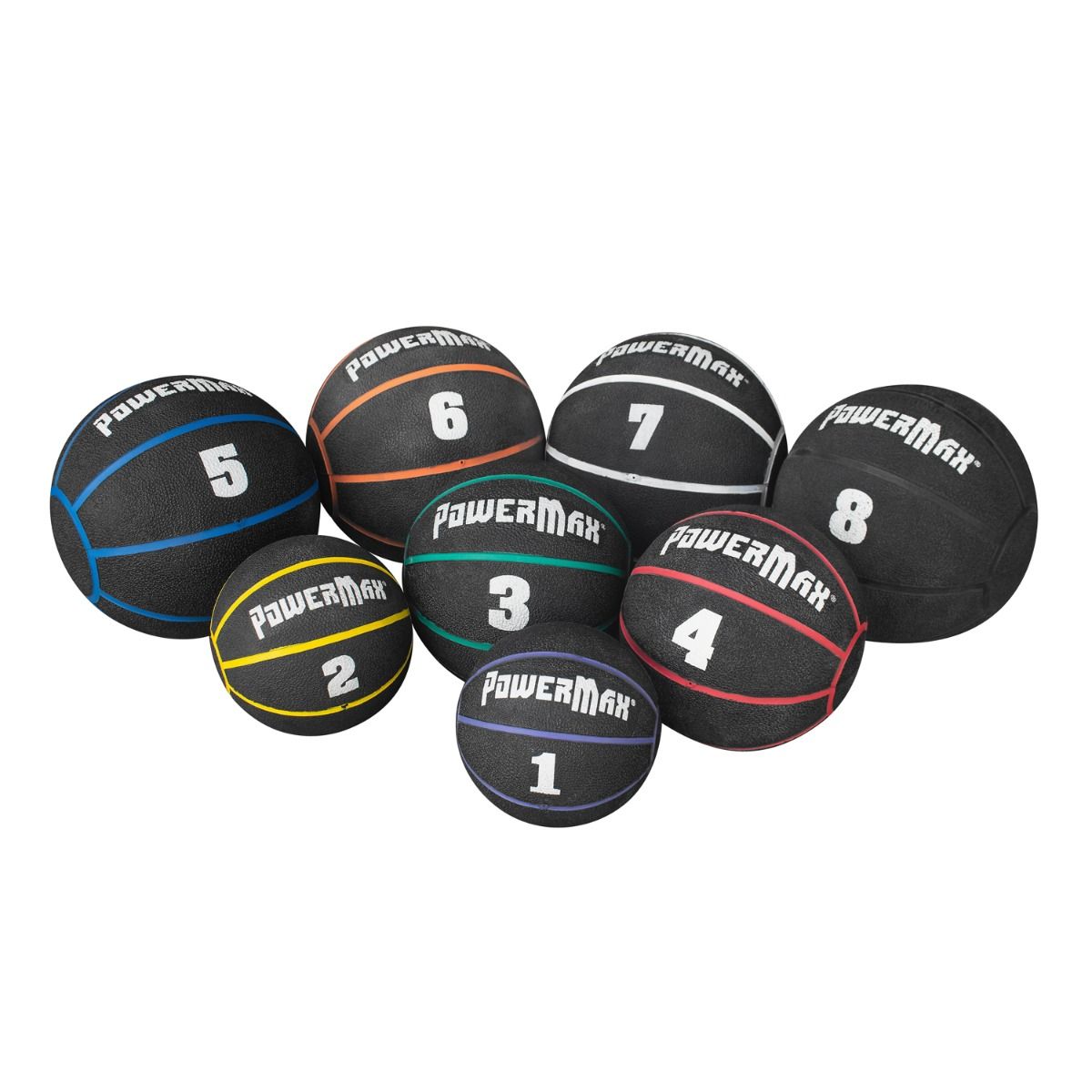 Gill Powermax Rubber Med Ball; 1K; 6.5" Dia