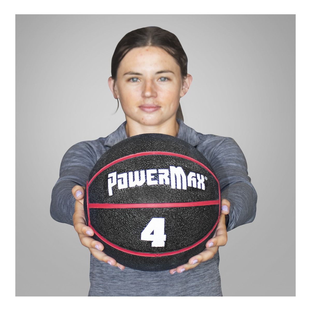 Gill Powermax Rubber Med Ball; 1K; 6.5" Dia